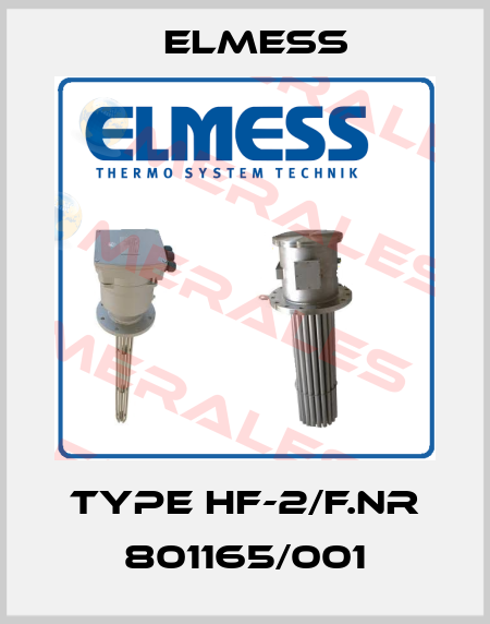Type HF-2/F.nr 801165/001 Elmess