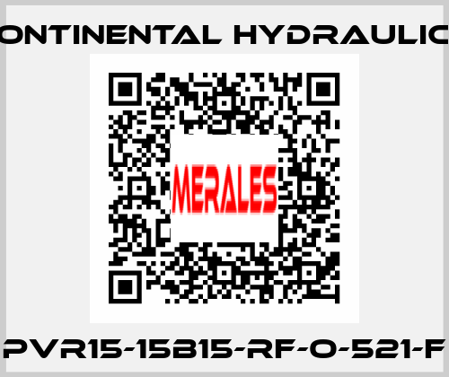 PVR15-15B15-RF-O-521-F Continental Hydraulics