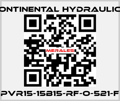 PVR15-15B15-RF-O-521-F Continental Hydraulics