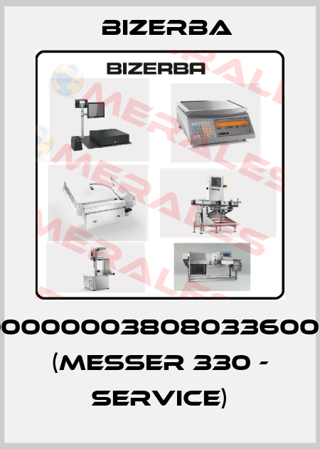 000000038080336000 (Messer 330 - Service) Bizerba