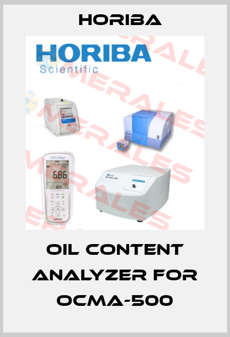 OIL CONTENT ANALYZER for ocma-500 Horiba