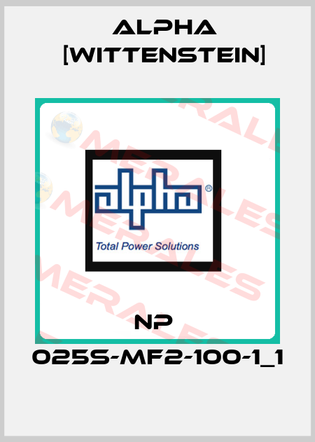 NP  025S-MF2-100-1_1 Alpha [Wittenstein]