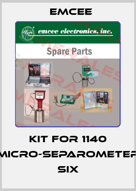 kit for 1140 Micro-Separometer Six Emcee