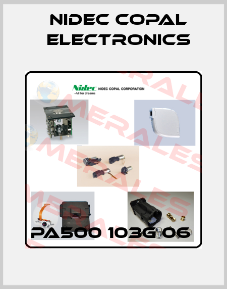 PA500 103G 06  Nidec Copal Electronics