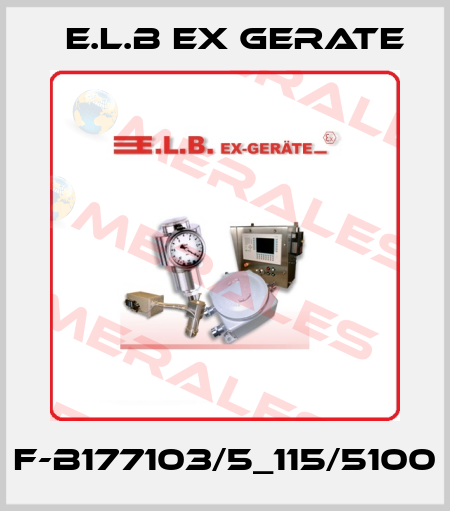 F-B177103/5_115/5100 E.L.B Ex Gerate