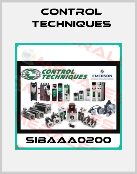 SIBAAA0200 Control Techniques