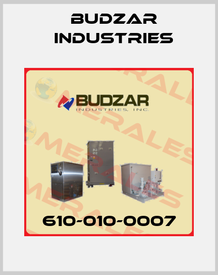 610-010-0007 Budzar industries