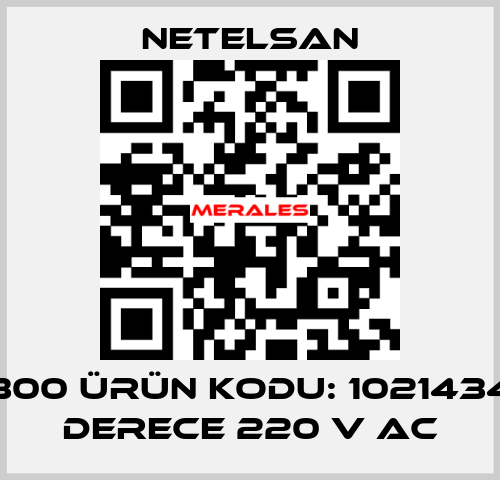 S 20300 ÜRÜN KODU: 1021434 360 DERECE 220 V AC NETELSAN