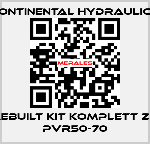 Rebuilt Kit komplett zu PVR50-70 Continental Hydraulics