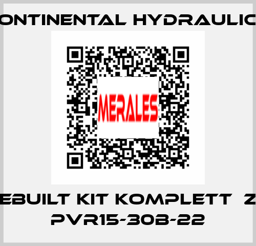 Rebuilt Kit komplett  zu PVR15-30B-22 Continental Hydraulics