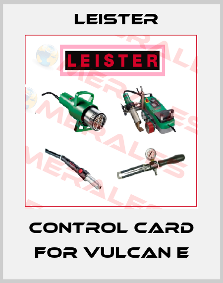 control card for VULCAN E Leister