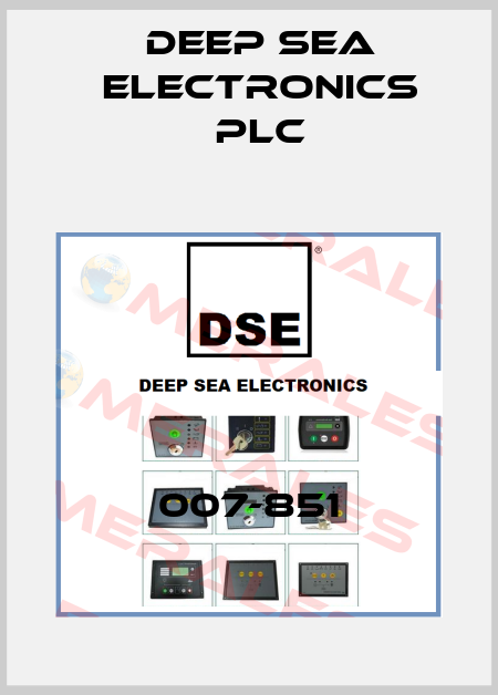 007-851 DEEP SEA ELECTRONICS PLC