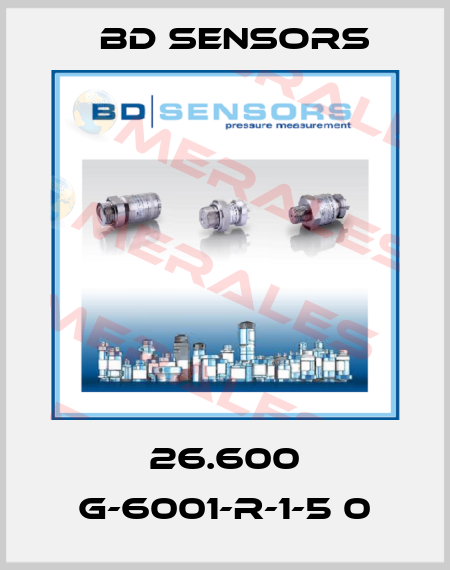 26.600 G-6001-R-1-5 0 Bd Sensors