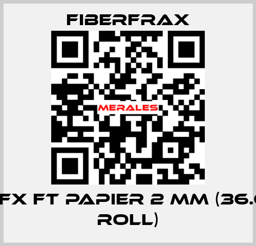 CA FFX FT PAPIER 2 MM (36.6 m2 roll) Fiberfrax