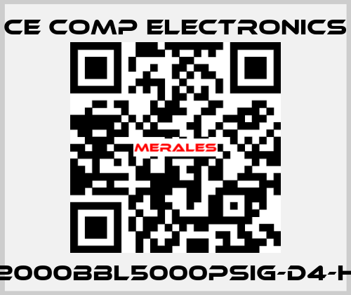 DPG2000BBL5000PSIG-D4-HA-10 Ce Comp Electronics