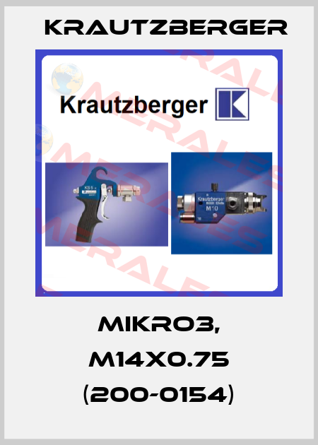 MIKRO3, M14X0.75 (200-0154) Krautzberger