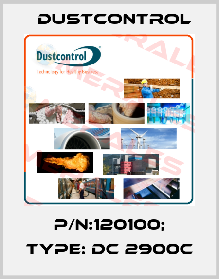 P/N:120100; Type: DC 2900c Dustcontrol