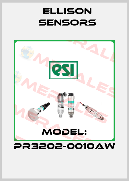 Model: PR3202-0010AW Ellison Sensors