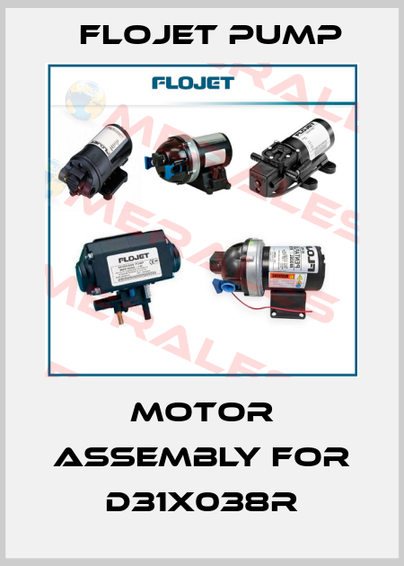 Motor assembly for D31X038R Flojet Pump