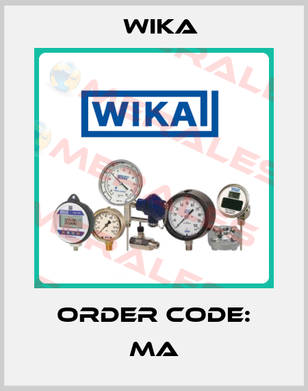 Order code: MA Wika