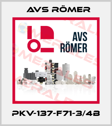 PKV-137-F71-3/4B Avs Römer