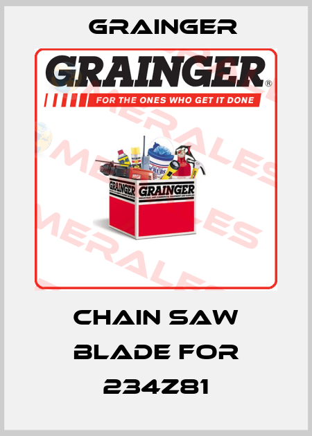 Chain saw blade for 234Z81 Grainger