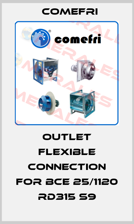 Outlet flexible connection for BCE 25/1120 RD315 S9 Comefri