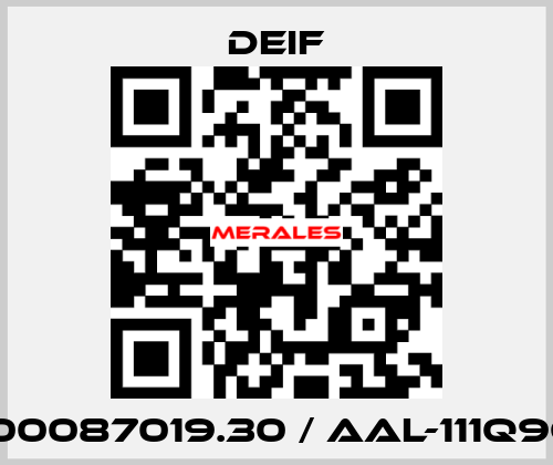 100087019.30 / AAL-111Q96 Deif
