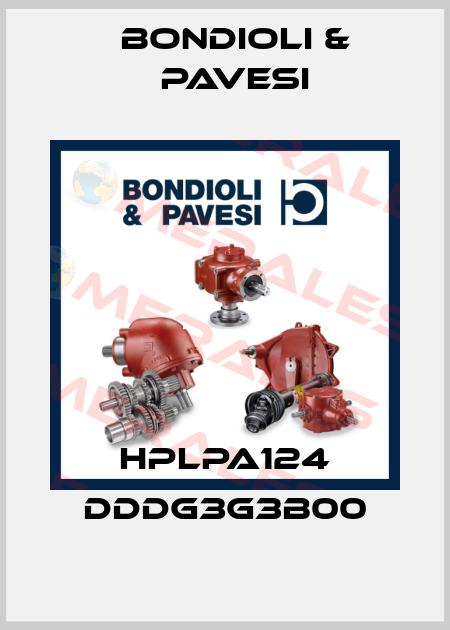 HPLPA124 DDDG3G3B00 Bondioli & Pavesi