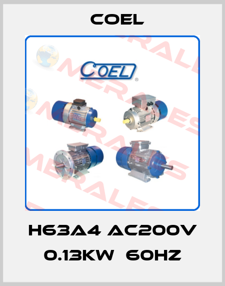 H63A4 AC200V 0.13kw  60Hz Coel