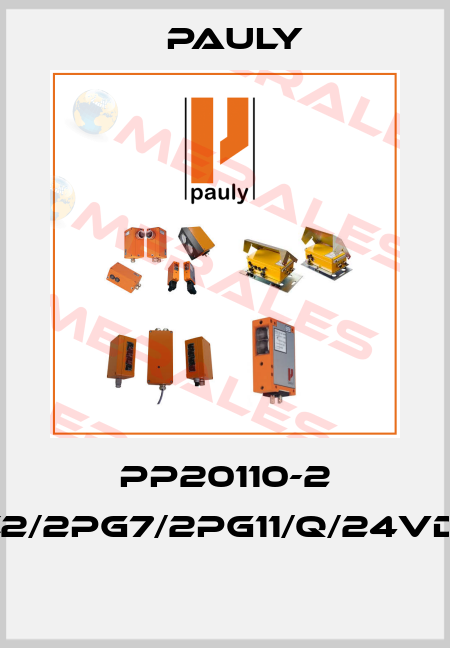 PP20110-2 /E2/2PG7/2PG11/Q/24VDC  Pauly