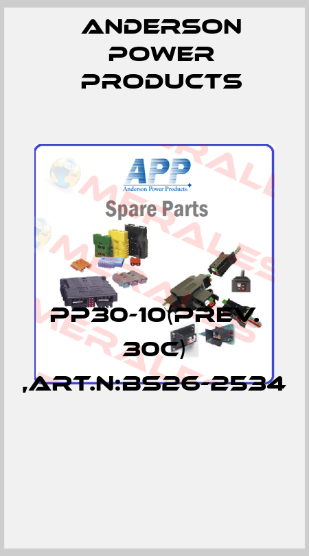 PP30-10(PREV. 30C) ,ART.N:BS26-2534  Anderson Power Products