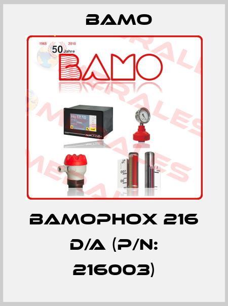 BAMOPHOX 216 D/A (P/N: 216003) Bamo