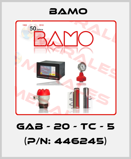 GAB - 20 - TC - 5 (P/N: 446245) Bamo