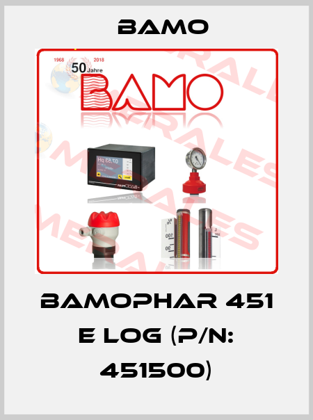 BAMOPHAR 451 E LOG (P/N: 451500) Bamo