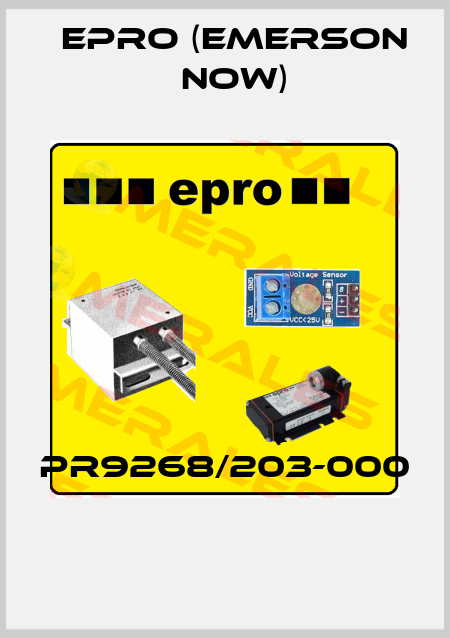 PR9268/203-000  Epro (Emerson now)