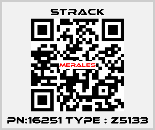 PN:16251 Type : Z5133 Strack