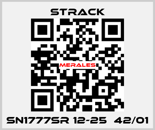 SN1777SR 12-25  42/01 Strack