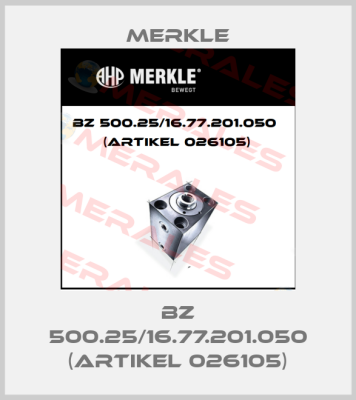 BZ 500.25/16.77.201.050 (Artikel 026105) Merkle