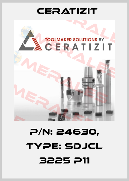 P/N: 24630, Type: SDJCL 3225 P11 Ceratizit