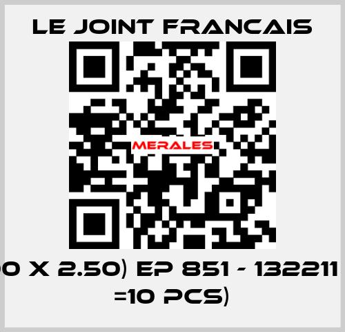 ( 40.00 X 2.50) EP 851 - 132211 (MOQ =10 pcs) LE JOINT FRANCAIS