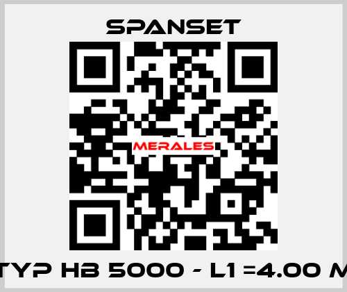 Typ HB 5000 - L1 =4.00 m SpanSet
