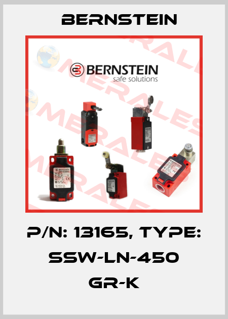 P/N: 13165, Type: SSW-LN-450 GR-K Bernstein