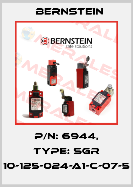 P/N: 6944, Type: SGR 10-125-024-A1-C-07-5 Bernstein