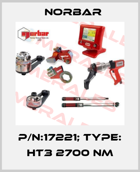 P/N:17221; Type: HT3 2700 Nm Norbar
