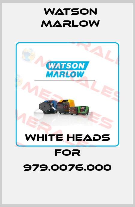 White heads for 979.0076.000 Watson Marlow