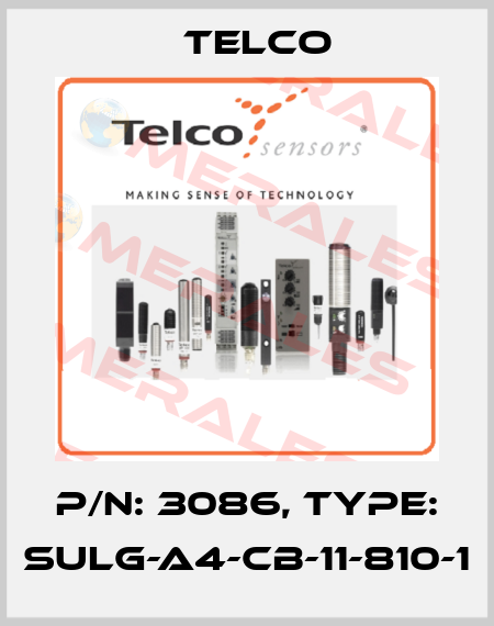 P/N: 3086, Type: SULG-A4-CB-11-810-1 Telco