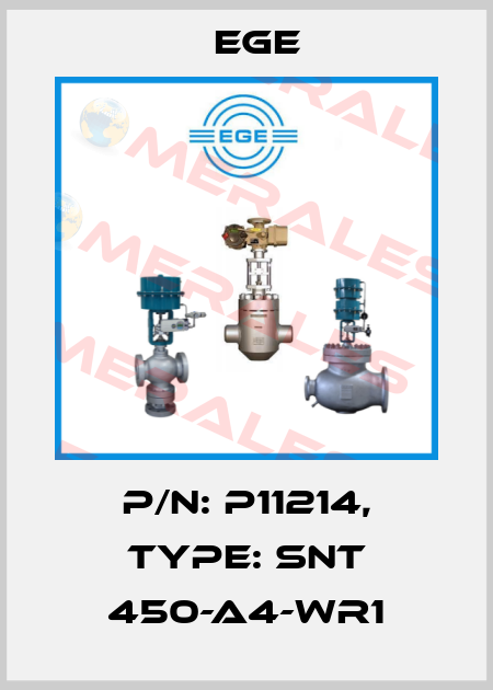 p/n: P11214, Type: SNT 450-A4-WR1 Ege