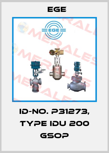 Id-No. P31273, Type IDU 200 GSOP Ege
