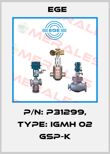 p/n: P31299, Type: IGMH 02 GSP-K Ege